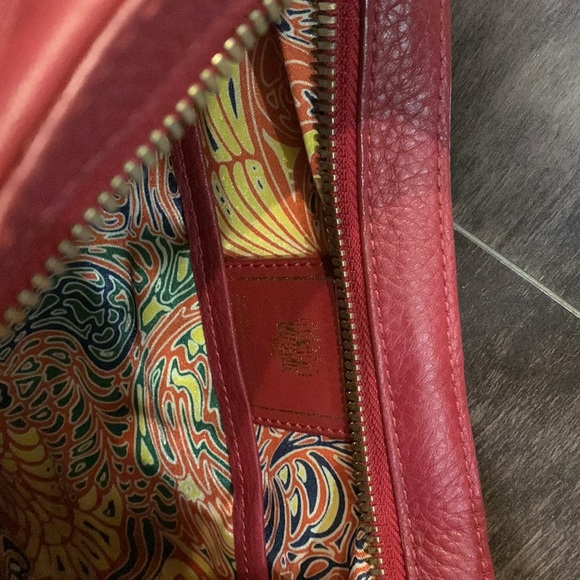 NWOT Samsonite black label leather expandable hobo - Picture 8 of 11